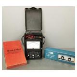 Gp incl Simpson 260 volt meter, GE remote control