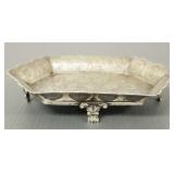 Antique Brasilian '200 Reis' silver coin tray- 45