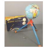 Vintage Gama #825 Zooming Satellite wind-up toy w/