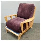 Heywood-Wakefield mid-century modern arm chair w/