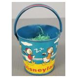 1949 Disneyland tin candy container bucket-