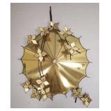 Signed Whitish '82 mid-century metal parasol
