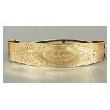 14k gold Victorian hair clip- 1.2g,