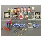 Small gp Christmas items incl 2 Gorham sterling