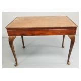 Victorian Queen Anne style silver chest/ tea table