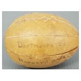 Antique papier mache football candy container