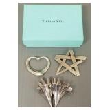 3 Tiffany sterling silver jewelry pcs incl Peretti
