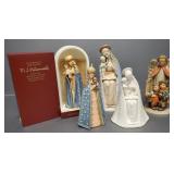 5 Goebel Hummel Madonna figures incl Millennium