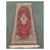 Handmade oriental rug- approx 2 1/2