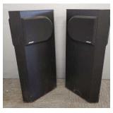 2 Bose 401 black speakers- 30 1/2"H (untested)