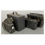 2 antique Cine-Kodak movie cameras w/ cases-