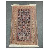 Antique hand tied oriental rug-
