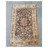 Vintage hand tied oriental rug-