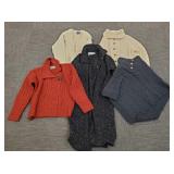 5 Aran sweaters- asst. colors & styles