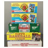 5 sets unopened baseball cards- 1986 Topps, 1990