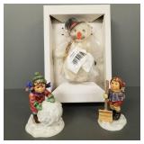 Hummel figure set #1448- Frosty Friends w/