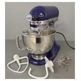 KitchenAid artisan stand mixer model KSM150PSBU