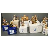 9 Hummel figures w/ boxes incl 2 signed,