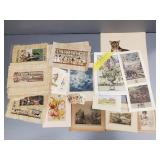 Gp vintage & reproduction prints, etc. fishing