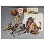 Gp Native American, etc. items incl Vanderhoof