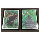 2 signed & #d Lucas Richard prints-