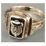 10k gold 1937 ladies class ring- 3.2g, sz 4.5