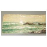 Edmund D (Darch) Lewis 1906 signed watercolor