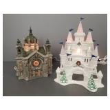 2 Dept 56 Village pcs: St Paul Cathedral &