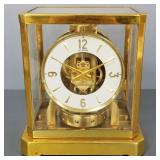 LeCoultre Atoms clock- 9 1/2"H 7 1/2"W 8 1/2"L,