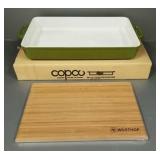2 kitchen items: Wusthof cutting board & Copco