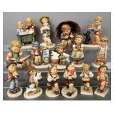15 vintage, etc. Hummel figures (some as seen)