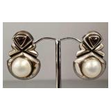 Pr Rigoberto sterling silver & 14k gold clip