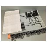 2 scarves- 1 Coach & 1 Hermes w/ tag- 25" x 72"