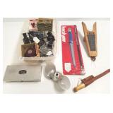 Group assorted fishing items- prop, etc