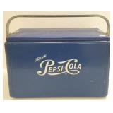 Vintage embossed Pepsi-Cola cooler