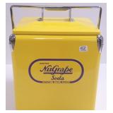 Nu-Grape replica metal embossed cooler
