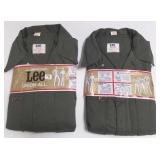2 pair vintage Lee Union-Alls coveralls sz. 42R