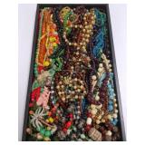 Group of antique & vintage beaded, etc jewelry