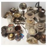 Group oil lamps, cars, banks, etc