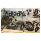 Group silverplate, etc incl. candelabra