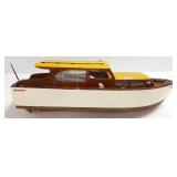 Richardson wood boat on stand