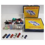 Group of small cars including Red Line, Hot Wheels