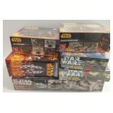 6 Star Wars models MIB