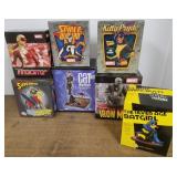 Group superhero figures- Marvel, etc- 7 pieces