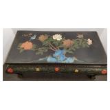 Vintage Oriental decorated lacquer low table