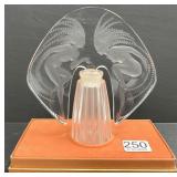 Signed Lalique figural nude perfume bottle