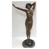 31" bronze recast figure- Nude Awakening Philippe