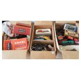 Group model trains & track