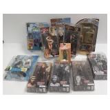 Group of Anime, etc. figures in boxes