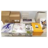 Group of miniature figures & statues in boxes